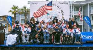Surf Education Academy and Sean Brody coaching USA surfing adaptive competitors