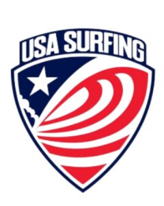 USA Surfing and Surf Education Academy logo and trusted by
